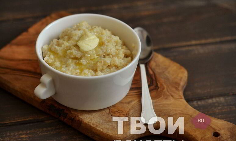 Рецепт пшеничной каши на молоке