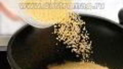 пшеничная каша с бараниной