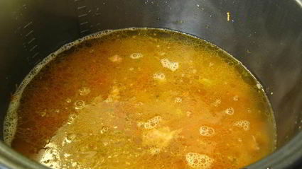 пшеничная каша с тушеной свининой