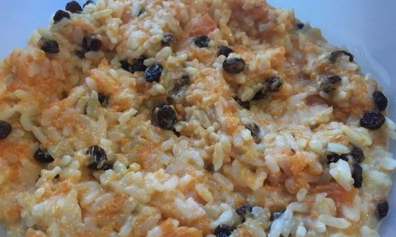 Рецепт тыквенной каши с рисом в мультиварке