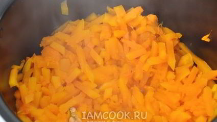 тыквенная каша в мультиварке