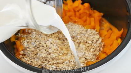 тыквенная каша в мультиварке