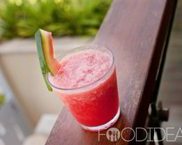 Арбузно-клубничный коктейль