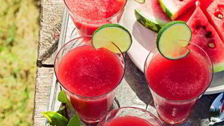 Арбузный коктейль с лаймом