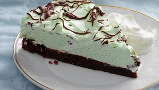 Брауни с мятным сиропом