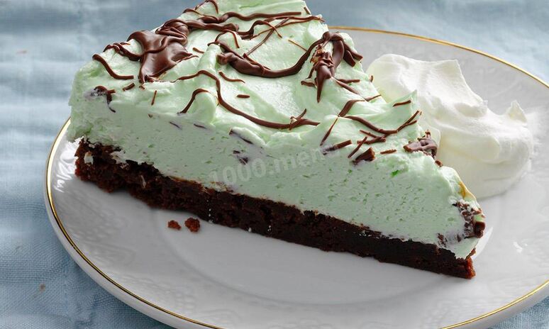 Рецепт брауни с мятным сиропом