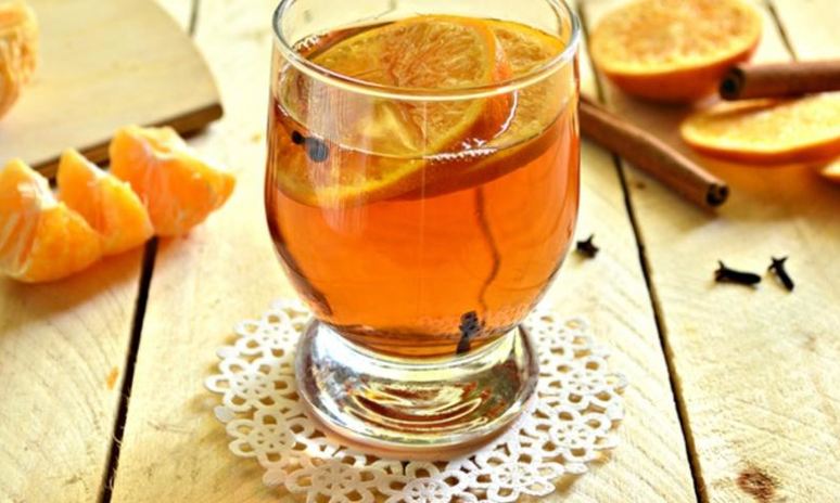 Рецепт чайного напитка с мандарином