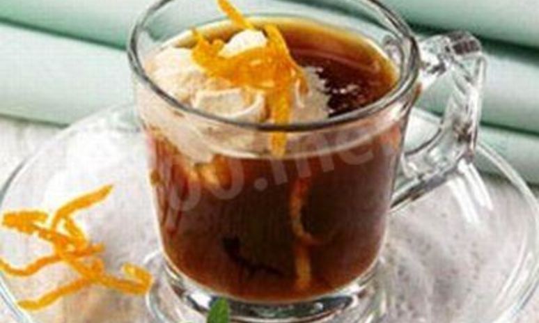 Рецепт холодного апельсинового сока с кофе по-бразильски