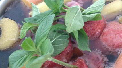 кисель из ревеня