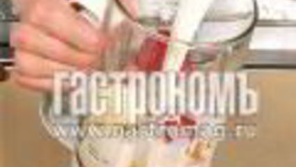 клубнично-банановый коктейль