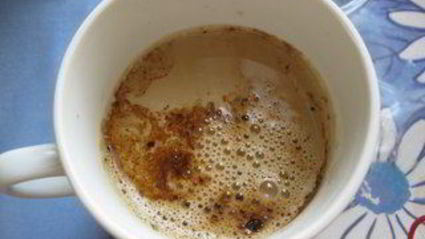 кофейно-вишневый коктейль утреннее наслаждение