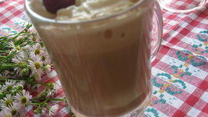 кофейно-вишневый коктейль утреннее наслаждение