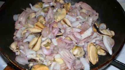 коктейль морской жареный с сыром