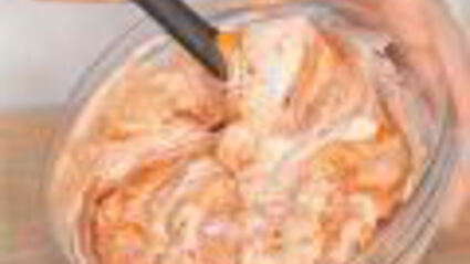 креветочный коктейль с томатным дипом