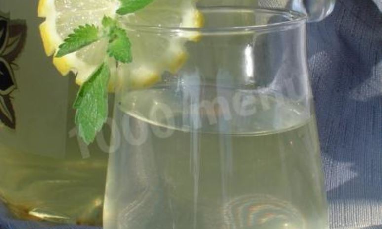 Рецепт лимонного тонизирующего напитка