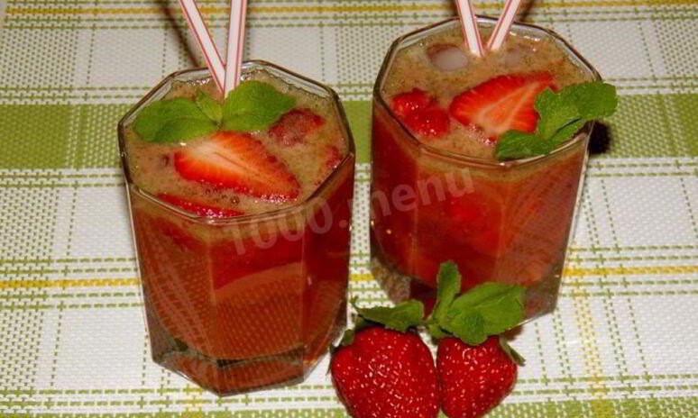 Рецепт клубничного мохито