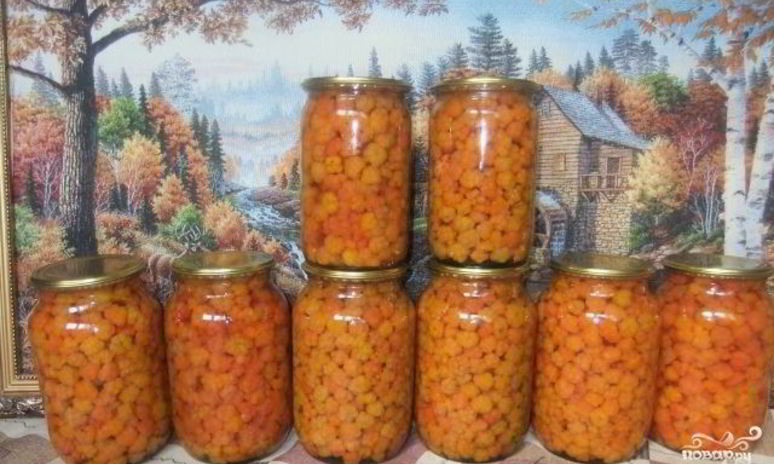 Рецепт морошки в сиропе