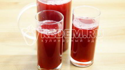 клюквенный морс