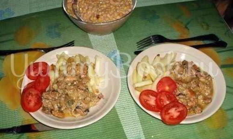 Рецепт морского коктейля с овощами