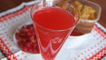 напиток из калины с мятой и медом