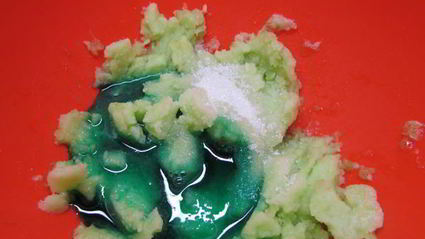 огуречный лед с мятным сиропом