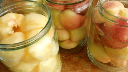 персики консервированные в сиропе