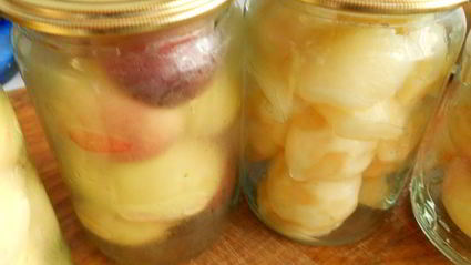 персики консервированные в сиропе