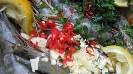 пиво с креветками