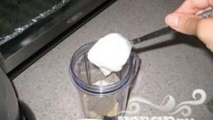 бананово-черничный смузи