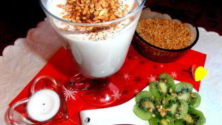 Творожный коктейль на завтрак