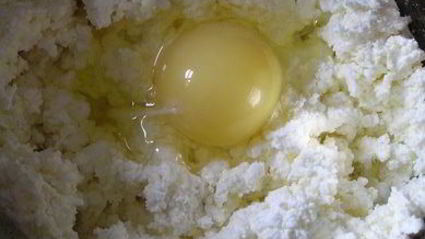 творожные булочки с мятным сиропом