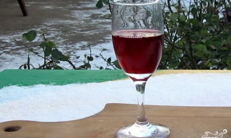 Рецепт вина из малинового варенья