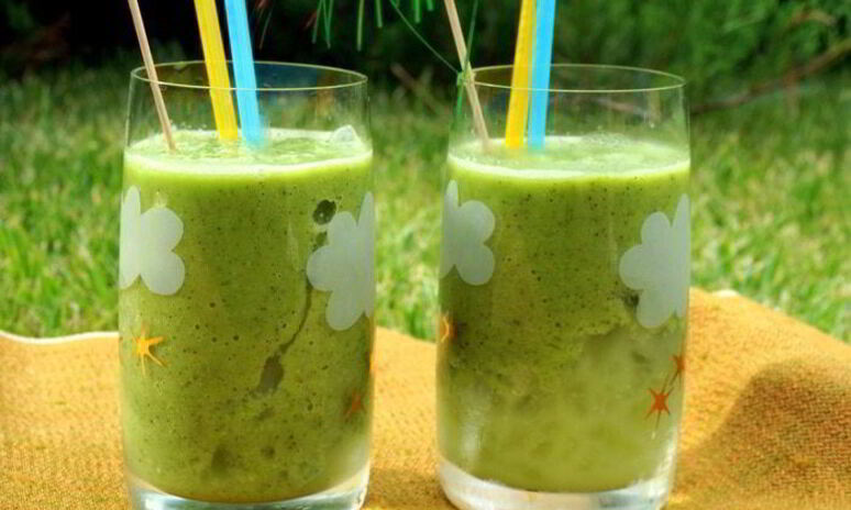 Рецепт зеленого коктейля антиоксидант