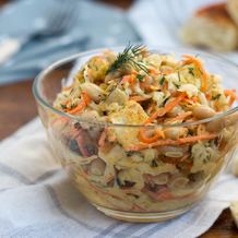 Салаты с фасолью