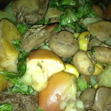 Салаты с печенью