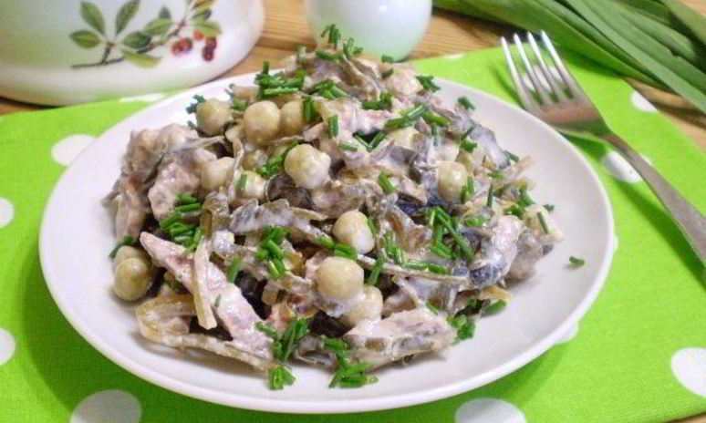 Рецепт диетического салата из морской капусты