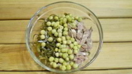 диетический салат из морской капусты