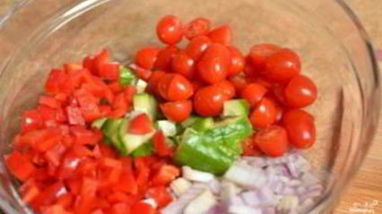 итальянский салат с пастой