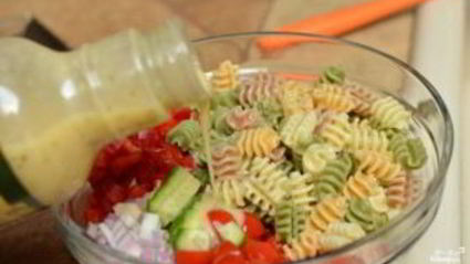 итальянский салат с пастой