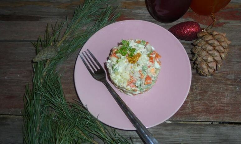 Рецепт салата оливье