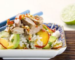 Рисовый салат с уткой