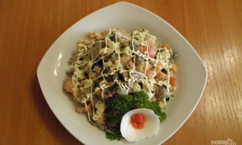 Рецепт салата арлетт