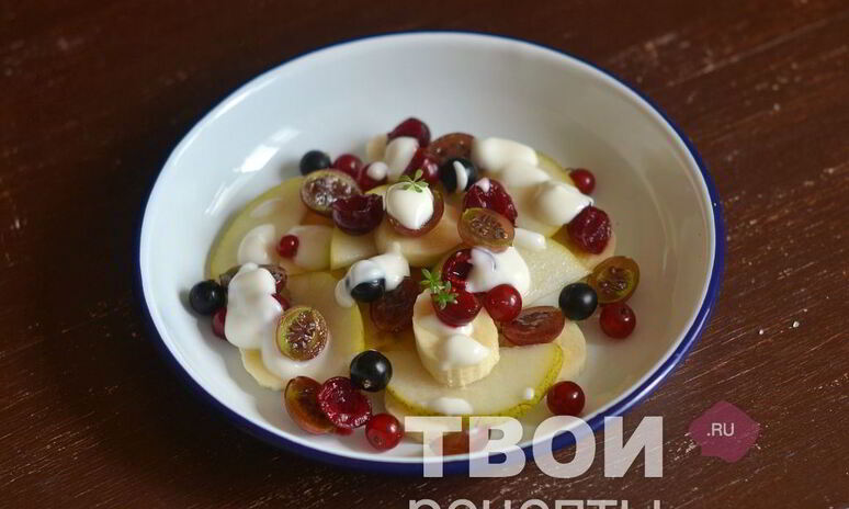 Рецепт салата из фруктов