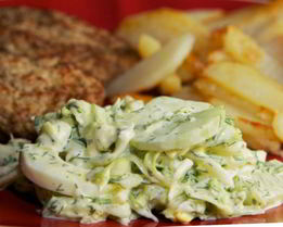 Салат из капусты и огурцов