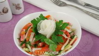 Салат из китайской редьки и дайкона