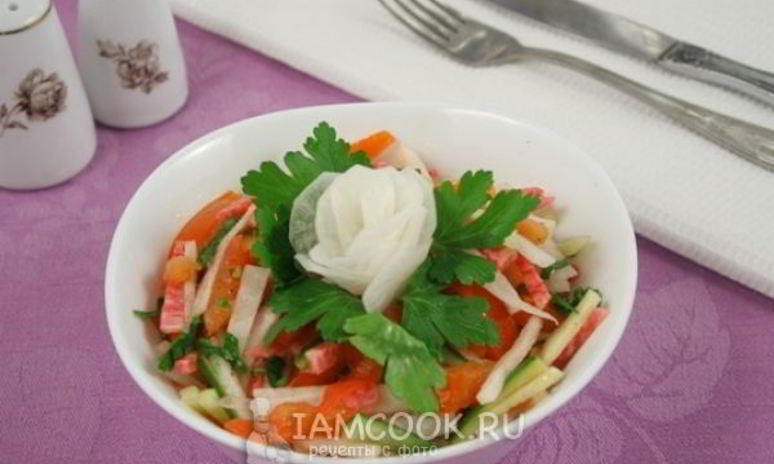 Рецепт салата из китайской редьки и дайкона