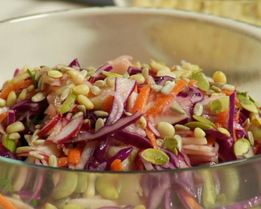 Салат из краснокочанной капусты