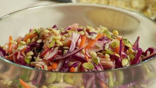 Салат из краснокочанной капусты