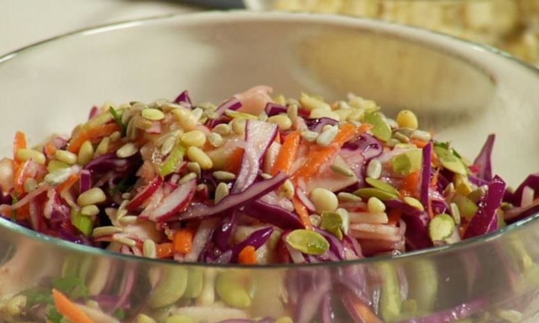 Рецепт салата из краснокочанной капусты