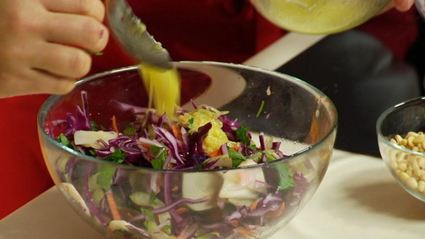 салат из краснокочанной капусты